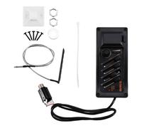 Akfldms Improve Your Guitar’S Clarity with EQ-7545PRO Acoustic Piezo Pickup 4-Band Pre-Amp