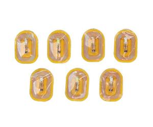 Akfldms Intelligent NFC Flash Nail Sticker LED Bare Chip Glow in the Dark 7pcs Stickers Nail Lamp