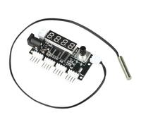 Akfldms Intelligent Temperature Controlled DC 5-24V 5A 4 Way PWM Fan Speed Controller Cooling System DC Motor Module