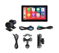 Akfldms IPX8 Waterproof 7-Inch Portable Motorcycle Screen Navigation Monitor for CarPlay Android Auto Wireless Display