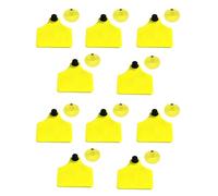 Akfldms ISO18000 6C 10pcs RFID Uhf Animal Ear Tag Electronic Ear Tag Rfid Uhf Tag 860-960mhz LF 134.2mhz