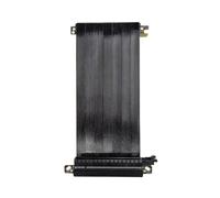 Akfldms ITX Case Compatible Ultra PCIe 5.0 X16 Riser Cable with Silver Plating for RTX5080, RTX4090 - Vertical Orientation