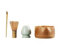 Akfldms Japanese Matcha Bowl Matcha Blender Tea Bowl Tea Whisk Spoon Sieve Cup Etiquette Gift Set