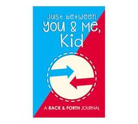 Akfldms Just Between You & Me, Kid: B Back & Forth Journal Between Grown-Up & Kid Communication Diary Red Blue