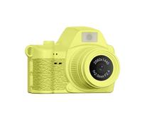 Akfldms Keychain Pocket 2K Digital Mini Thumb Camera Retro Micro Single Camera Student Campus Pendant Video Recorder Yellow