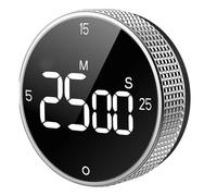 Akfldms Large Display Magnetic Kitchen Timer Digital Countdown Timer for Cooking, 3 Preset 5/15/25 Min Minutes Loud Alarm