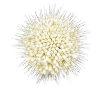 Akfldms Large Milky White Silicone Space Beans Olive-Shaped Space Beans