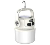 Akfldms LED Solar Lamp Light LED Solar Lanterns Portable Lanterns Waterproof Outdoor Night Market Camping Tent Outage Emergency Lamp WHite