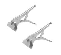 Akfldms Locking Sheet Metal Clamp 10", 2-Pack,Heavy Duty Adjustable Welding Plier Tools,Sheet Grip Pliers