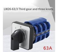 Akfldms LW26-63/3 Universal Change-overSwitch Electric Motor Reversing Cam Switch Rotary 380V 63A