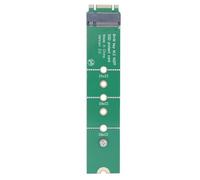 Akfldms M.2 NGFF AHCI PCIE Interface Riser Card Male to Female M2 SSD Interface Test Protection Card B+M/M Key Slot M2
