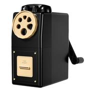 Akfldms Manual Hand Crank Pencil Sharpener 6 Sizes for 6-12mm for Color Pencil Handheld Device