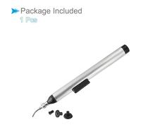 Akfldms Manual Length IC Pickup Tool, 150mm Vacuum Suction Pen with 3 Suction Pads for Small Electronic Components