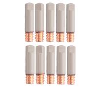 Akfldms MB 15AK Welding Contact Tips Coating Protect 25mm M6 Gas Nozzle Tip MIG Welding Torche Welding Tool Parts 0.8mm