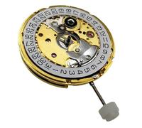 Akfldms Mechanical Movement Parts for 2824-2 Automatic Watch, Gold/White, Single Date At 3 O' Clock Gold