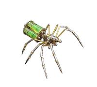 Akfldms Mechanical Spider Metal Model Kit DIY 3D Puzzle Assembly Handmade Insect Puzzles C