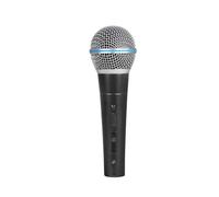 Akfldms Metal Dynamic Microphone Wired Microphone for Karaoke Singing Wedding DJ Speech Black 6.5mm Big