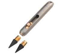 Akfldms MINI Eternal Pencil Titanium Alloy No-Shave Erasable Pencil Key Chain Pendant Pocket Pen Emergency Writing 2 Pen Tips