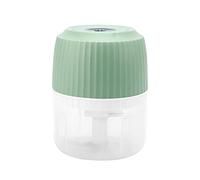 Akfldms Mini Food Processer Electric Garlic Chopper Vegetable Chili Meat Ginger Masher Machine USB Charging Blenders -Green