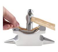 Akfldms Mini Metal Workbench Horn Anvil-for Forging, Shaping, Forming, Wire Hardening Blacksmithing Anvil Tool for Jewelry Making