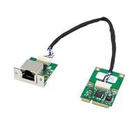 Akfldms Mini PCIE 2.5G Ethernet Network Card Key Interface, I226V Chipset, 10/100/1000/2500 Mbps Speed RJ45 Port