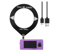 Akfldms Mini Pocket Size AM/FM/AM Radio with USB Port 180MHz Antenna- SI4732 LSB Chipset, 1.9 Inch IPS Screen, Supports HF/SW/MW/VHF Band