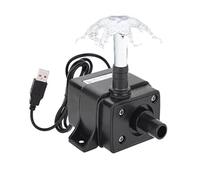 Akfldms Mini Super Silent Water Pump Brushless 150±30L/H USB Plug Circulating Water Pump 150±30L/H USB Plug Submersible Circulating Water Pump for Aquarium Fish Tank Fountains