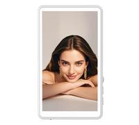 Akfldms Mobile Phone Wireless Magnetic Screen Thrower Monitor Screen for Smartphone Vlog Live Stream Video Recording WHITE