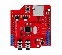 Akfldms MP3 Player Shield with Stereo Audio for DIY Audio Recording Playback Functionality- Record Decode Development Board Module Featuring TF Card Slot