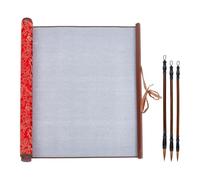 Akfldms No Ink Chinese Calligraphy Practice Set Water Writing Cloth Scrolls Chinese Traditional for Beginners Practice Style 2