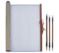 Akfldms No Ink Chinese Calligraphy Practice Set Water Writing Cloth Scrolls Chinese Traditional for Beginners Practice Style 3