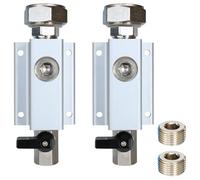 Akfldms Only for 3/4 Inch Compressed Air Piping System 2PCS 3/4" Compressed Air Outlet Kit, Includes 1/2 Inch NPT Outlet Ports