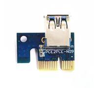 Akfldms PCI-E Graphics Card Adapter PCIe 1X to USB 3.0 Adapter PCIe 1X to 16X Extender Adapter for Graphics Card