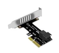 Akfldms PCI-E to SFF-8643 Expansion Card PCIe X4 to SFF8643 Adapter for PCI-EX4/X8/X16 NVMe SSD Solid State Drive Riser