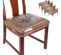 Akfldms Plastic Chair Covers Set for Dining Room - 4 Pack, Waterproof Vinyl Seat Protectors for Cats