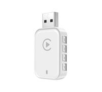 Akfldms Plug-And-Play Wireless Carplay Android Auto Mini Box 2in1 Wired to Wireless Dongle Automatic Connect Adapter Bluetooth Plugandplay