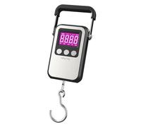 Akfldms Portable Digital for Luggage and Fishing Scale with HD LCD Display 60kg 10g Hanging Hook Design WH-A35 Battery