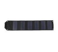 Akfldms Portable Folding Bag Foldable Solar Panel 5V USB Battery Charger for Phone Outdoor Camping Waterproof Power Bank Black