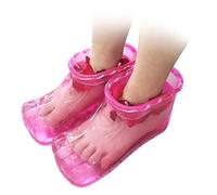 Akfldms Portable Foot Spa Bath Basin Plastic Water-Saving Foldable Design Wearable Foot Soaking Shoes