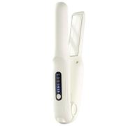 Akfldms Portable Mini Hair Straightening Clamp Chargeable Dual Use Bangs Curling Straightener Dormitory God Hair Styler