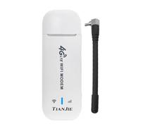 Akfldms Portable WiFi Router 4G LTE Modem WiFi Router USB Modem with Antennas 150Mbps High-Speed Hotspot,Supports 10 Devices for Home Use European Version