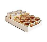 Akfldms Pull-Out Kitchen Storage Box, Cabinet Organizer Rack, Spice Pantry Shelves, Drawer Basket, Easy Install, Quiet Slide