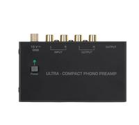 Akfldms PUltra-Compact for Vinyl Turntables Phono Preamp with Enhanced Audio Conversion Low Noise Operation for mm Cartridges UK Plug