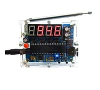 Akfldms Radio Production Kit 51 Microcontroller DIY Kit FM Digital Radio TEA5767 Digital Broadcast Kit