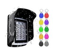 Akfldms Rainproof Electronic Lock System Cover RFID Metal Access Control Keypad Waterproof Outdoor Door Opener