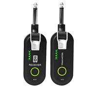 Akfldms Real-Time Guitar Transmitter Receiver Set 2.4G Wireless Guitar System Rechargeable 270° Rotation 3.2mm Plug