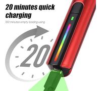 Akfldms Reciprocating Detail Sanding Tool USB Rechargeable Electric Pen Sander with 12 Self-Adhesive Sandpaper Sheets