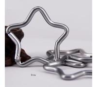 Akfldms Red Five-Point Star Buckle Outdoor Camping Tool Keychain Clip Keychain Hook Carabiner Outdoor Tool