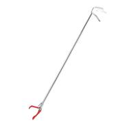 Akfldms Reptile Grabber Tool 1.5m Foldable Snake Tongs Snake Catcher Tong Wide Jaw Stainless Steel Catcher Crab Rubbish Clip