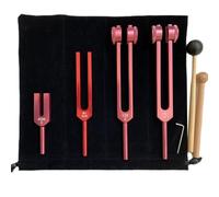 Akfldms Resonance Tuning Fork Set Aluminum Forks for Healing Therapeutic Musical Percussion Instrument